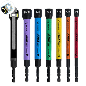 AKM TOOL hollow nut driver set 1/4 inch for tight spaces and fasteners