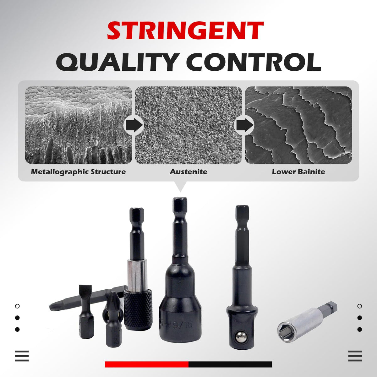 AKM TOOL magnetic extension chuck adapters enable flexible reach