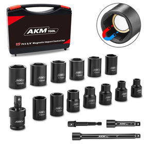 AKM TOOL sturdy storage case keeps the set organized and portable.