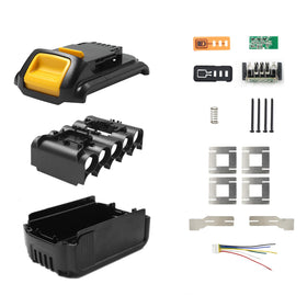 Akocire battery case for DCB200–DCB205, assembly view showing precise fit.
