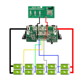 Akocire PCB, screws and springs kit ready for easy DIY repairs.