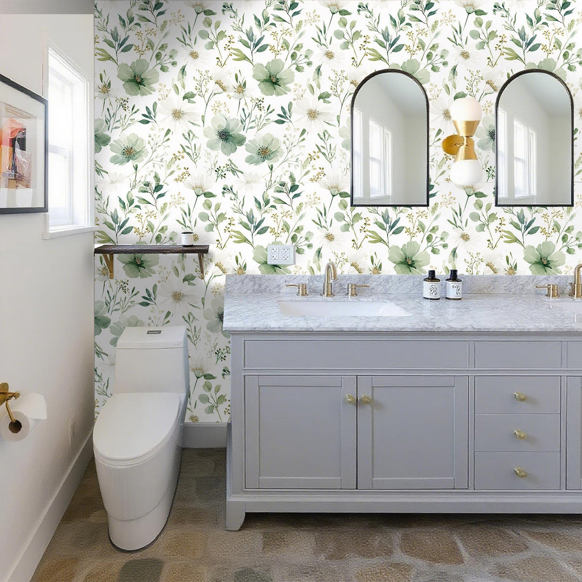 Akodm removable wallpaper ideal for renters with no wall residue