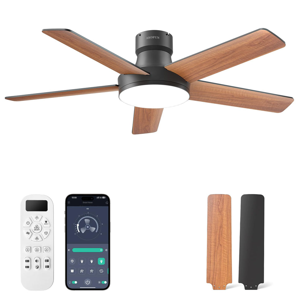 AKOFUN 44in fan with remote for easy temperature control