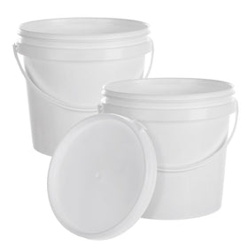 AKOLAFE 2-quart paint bucket with lid for secure leftover storage