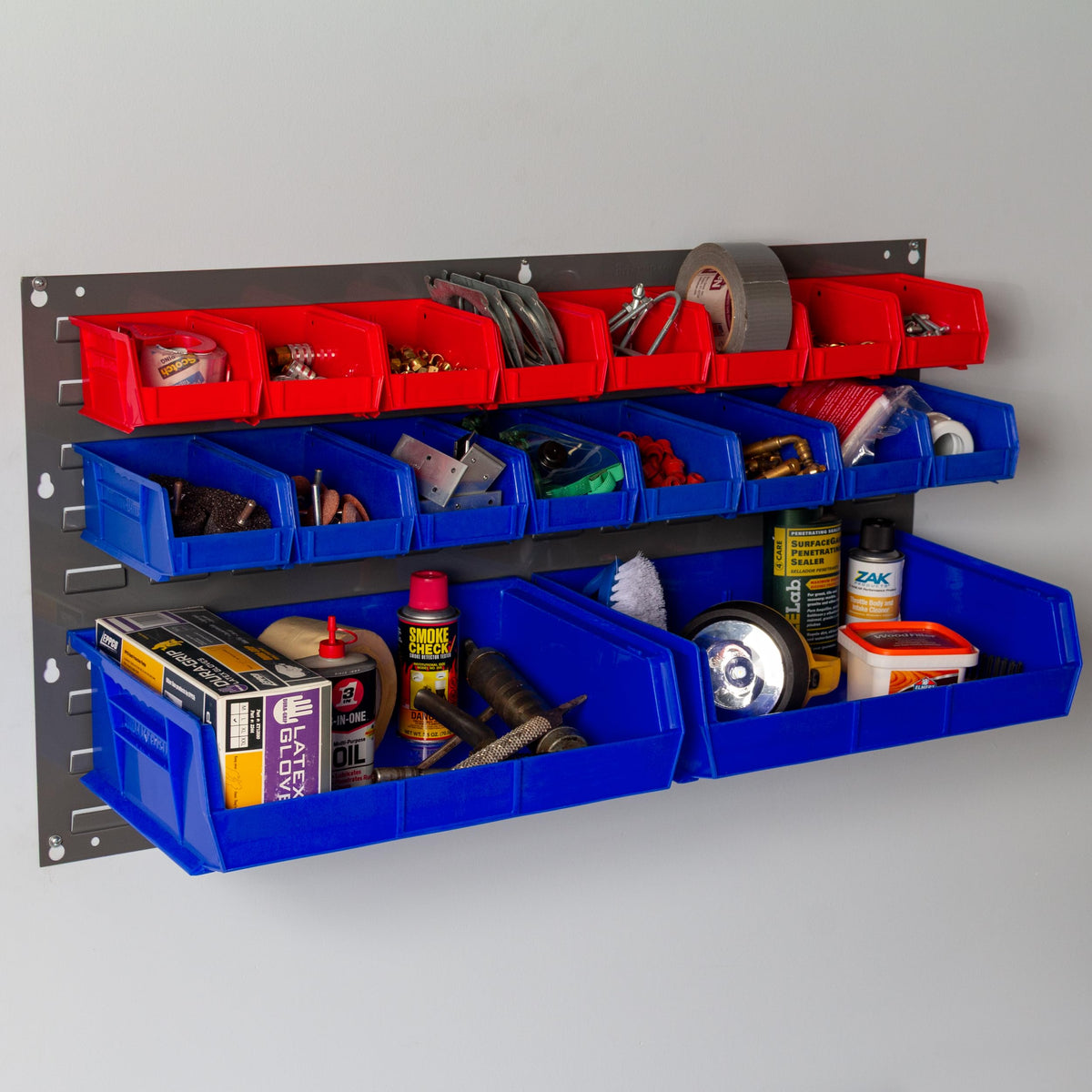 Akro-Mils 30136 36x19 panel fits compact workshops and garages.