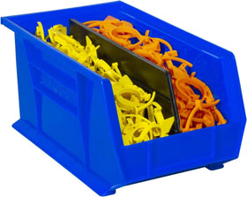 Akro-Mils AkroBins 60-pound capacity handles heavy items in busy spaces