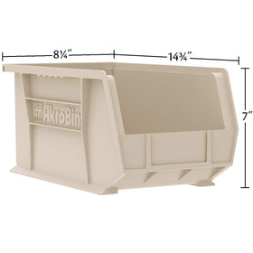 Akro-Mils AkroBins front label area aids quick part identification and coding