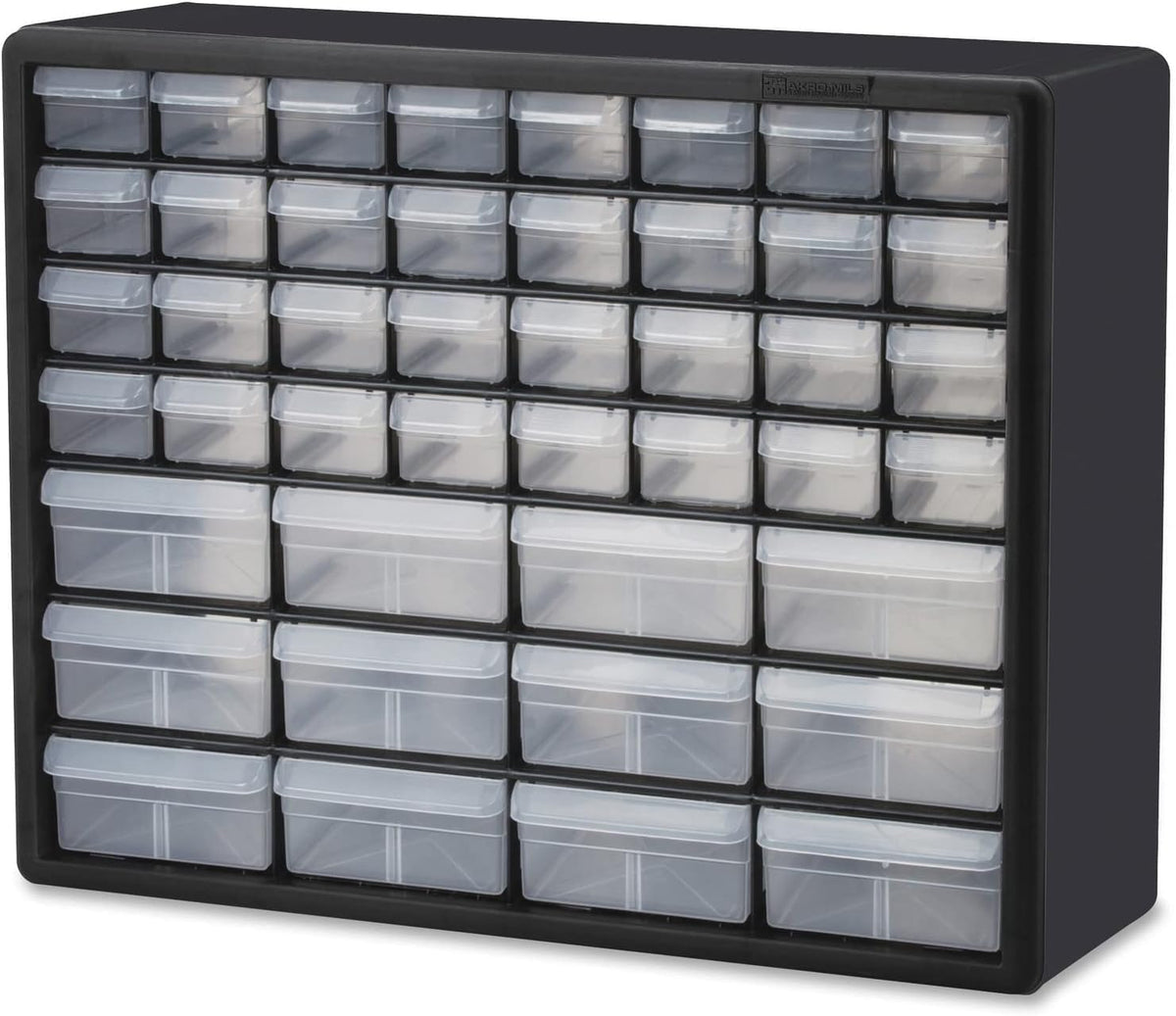 Akro-Mils 44-drawer cabinet front view for durable garage storage and easy access