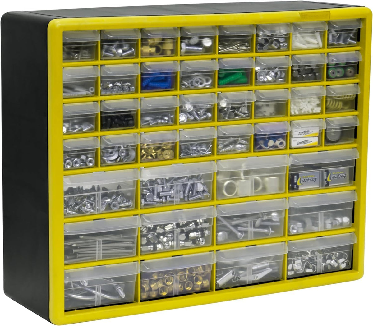 Akro-Mils 44-drawer cabinet with bead organizer display
