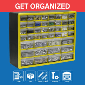Akro-Mils 44-drawer cabinet with built-in dividers for small parts
