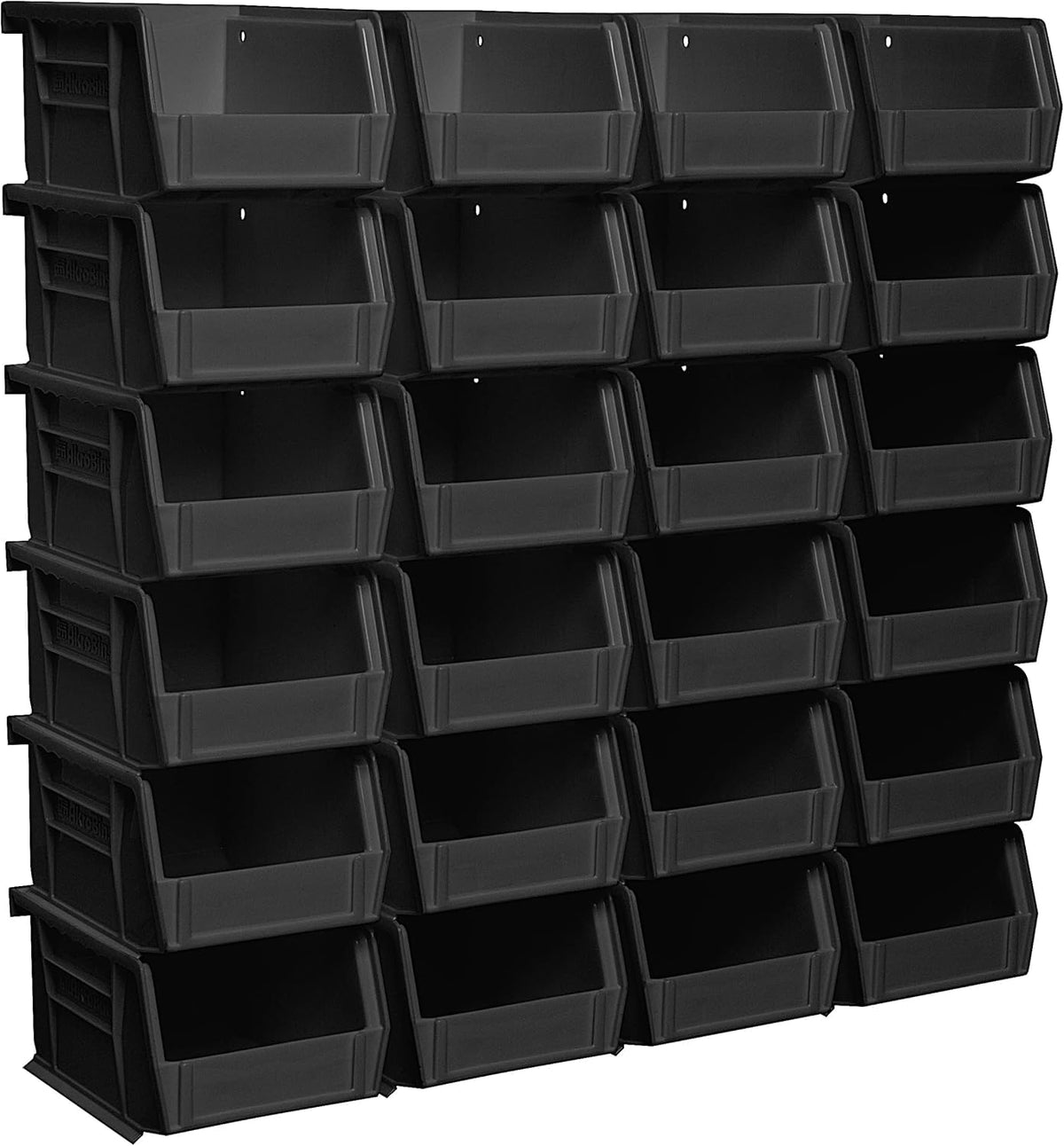 Akro-Mils AkroBins 30210 front view shows compact stackable bin for small parts organization