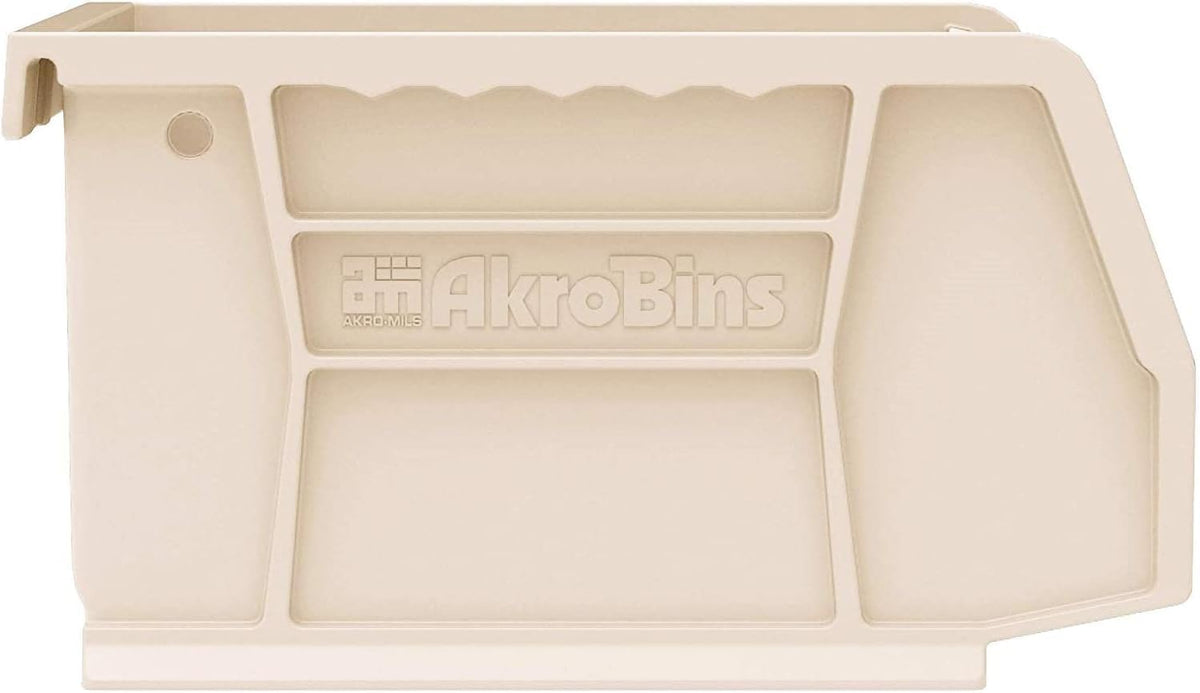 Akro-Mils AkroBins durable, rust-proof plastic construction.