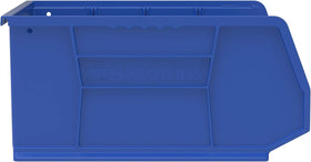 Akro-Mils AkroBins extra-wide stacking ledge enhances stability.