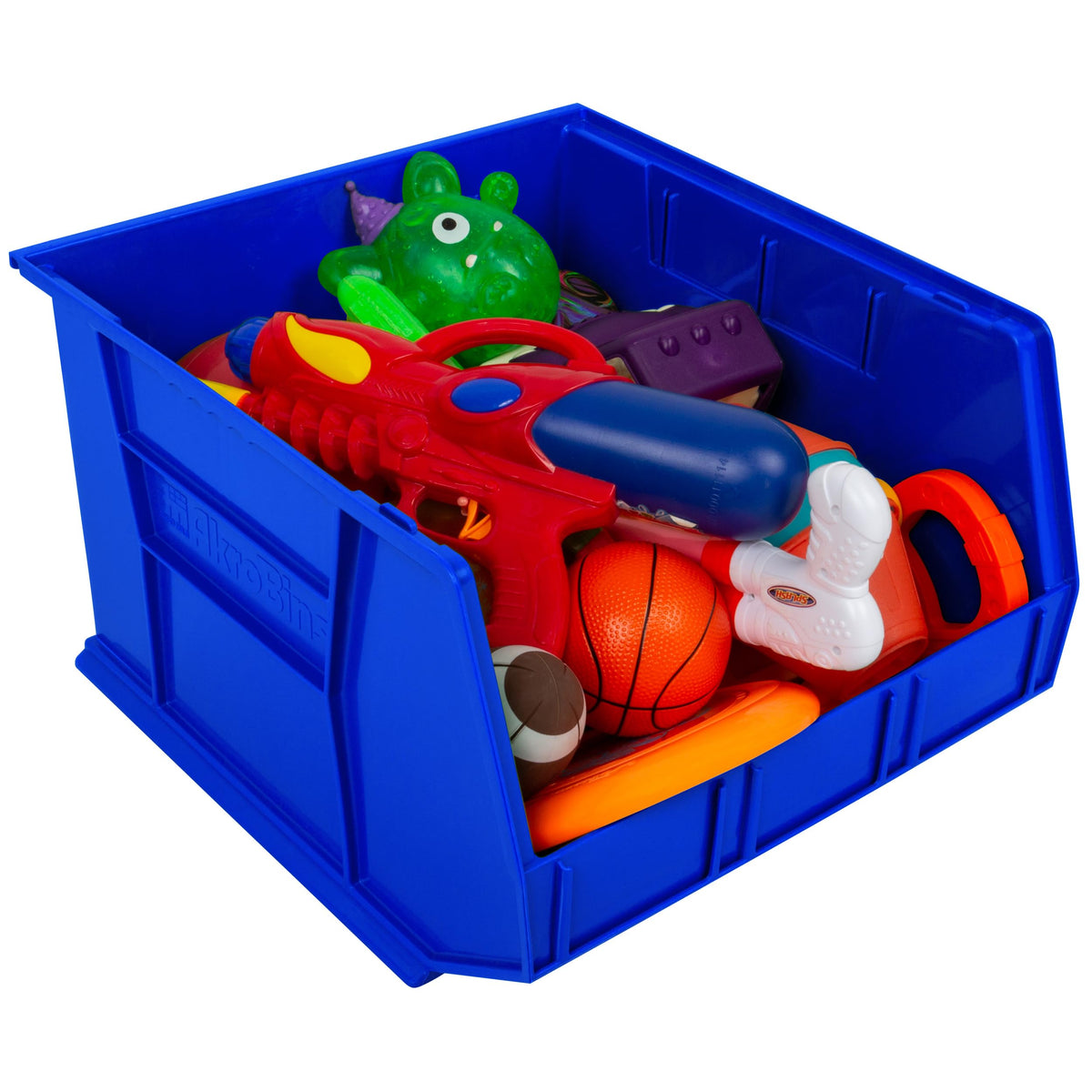 Akro-Mils AkroBins garage-tool-storage keeps hardware organized and accessible.