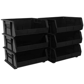 Akro-Mils AkroBins stackable bin front view with easy access to contents