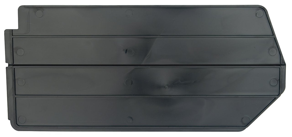 Akro-Mils length dividers in a 30230 bin neatly segment items for quick access.