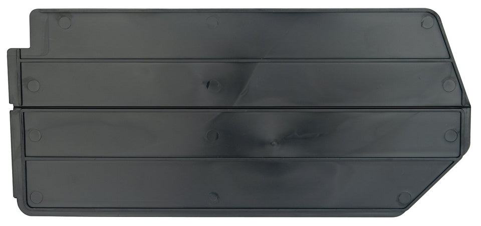 Akro-Mils length dividers in a 30230 bin neatly segment items for quick access.
