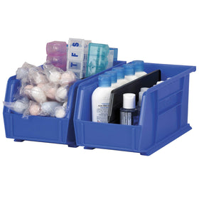 Akro-Mils length dividers in a 30255 bin create three custom compartments.