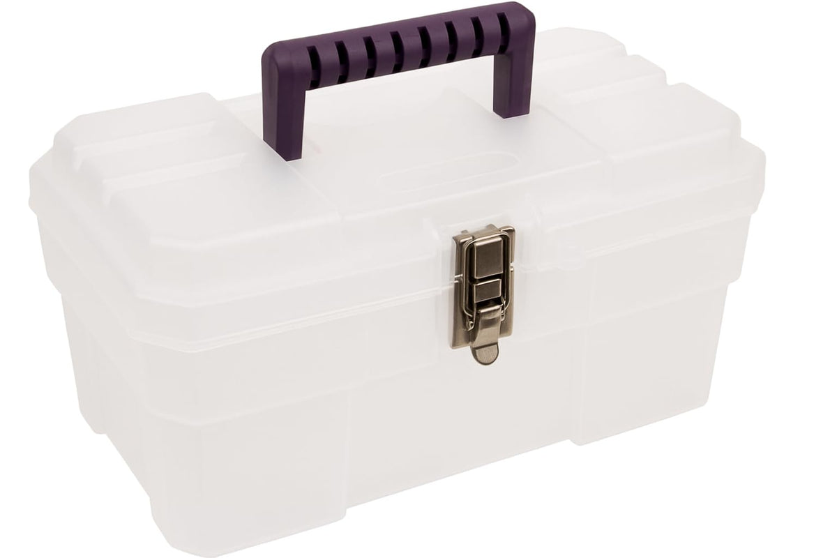 Akro-Mils ProBox 14-inch exterior dimensions for compact transport.