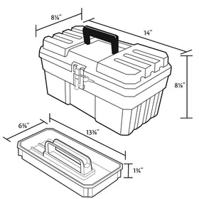Durable industrial-grade plastic with rounded edges for safety.