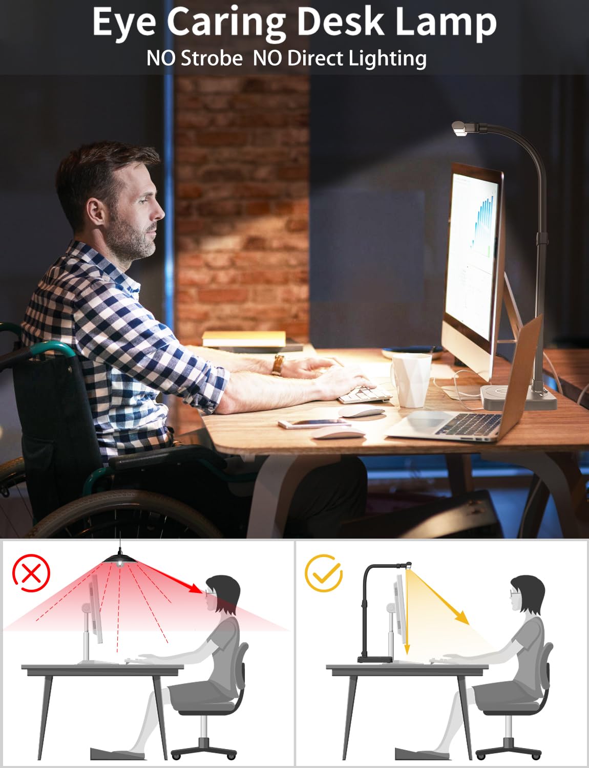 AKRRYR 360-degree gooseneck allows flexible positioning