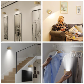 AKSDA bedside reading light delivering a soft, ambient glow