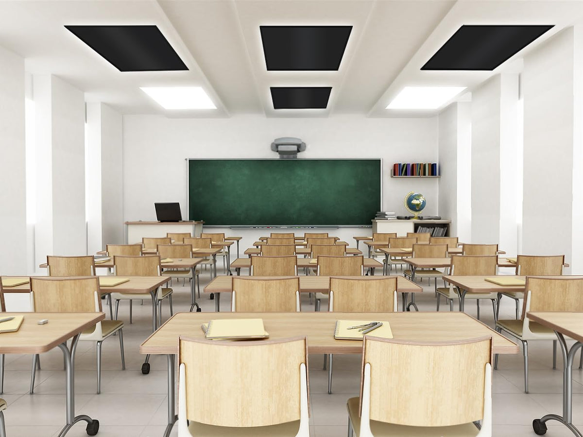 Aksipo easy-install magnets ensure tool-free attachment to ceiling lights.