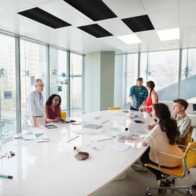 Aksipo eye-comfort glare-reduction lighting solution for calm spaces.