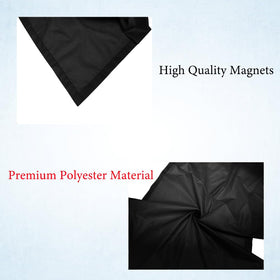 Aksipo polyester fabric light cover in black is lightweight and durable.