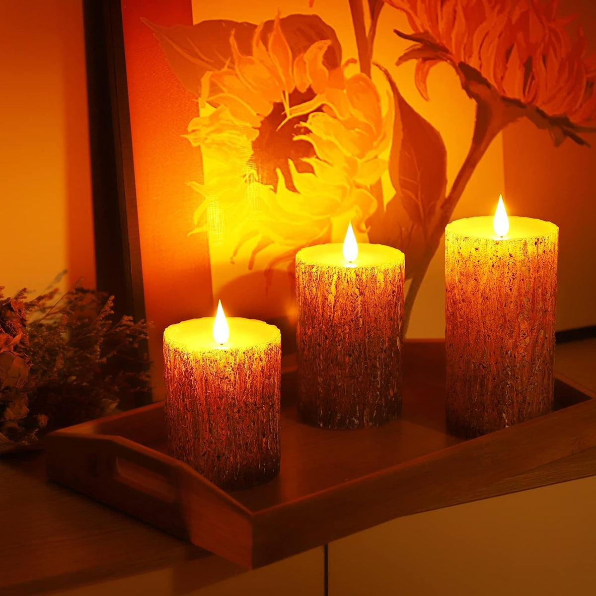 AKU TONPA brightness adjustable candles for mood setting