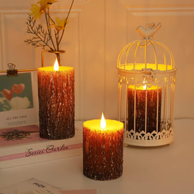 AKU TONPA timer enabled candles set daily lighting