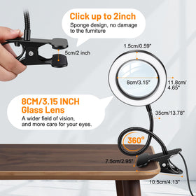 Akynite 10-level brightness control for adjustable visibility