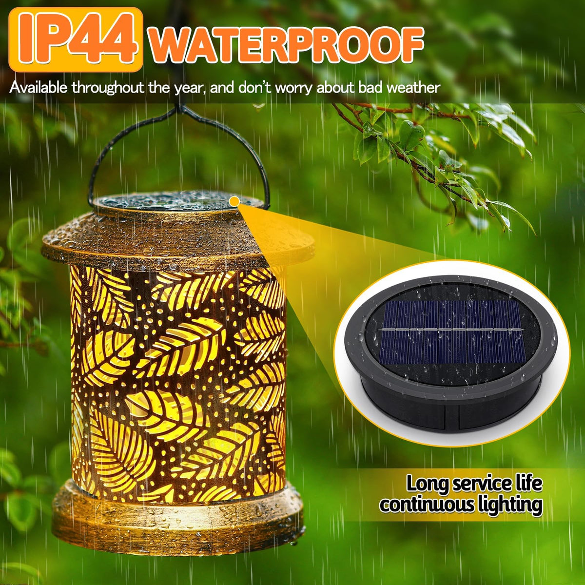 Akynite IP44 top withstands rain for reliable outdoor lighting.