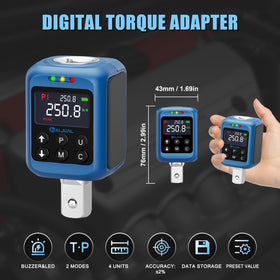 ALAIAL digital torque adapter display readout provides real-time torque information.