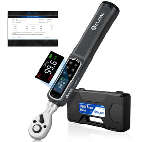 ALAIAL digital torque wrench display with clear readout for precise tightening.