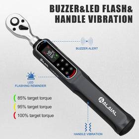 ALAIAL torque wrench in trace mode showing real-time values for accurate testing.