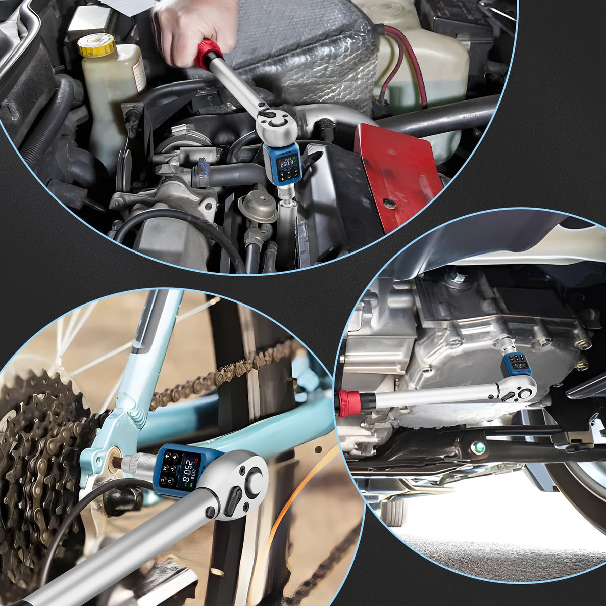 ALAIAL packaging includes torque adapter and all accessories for ready use.