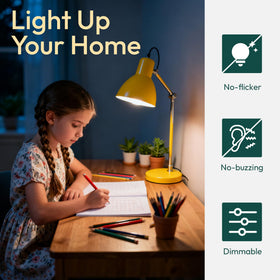 ALAMPEVER B11-type LED bulb with classic filament look for decorative fixtures.