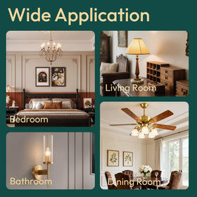 ALAMPEVER versatile indoor lighting for living, dining, or bedrooms.