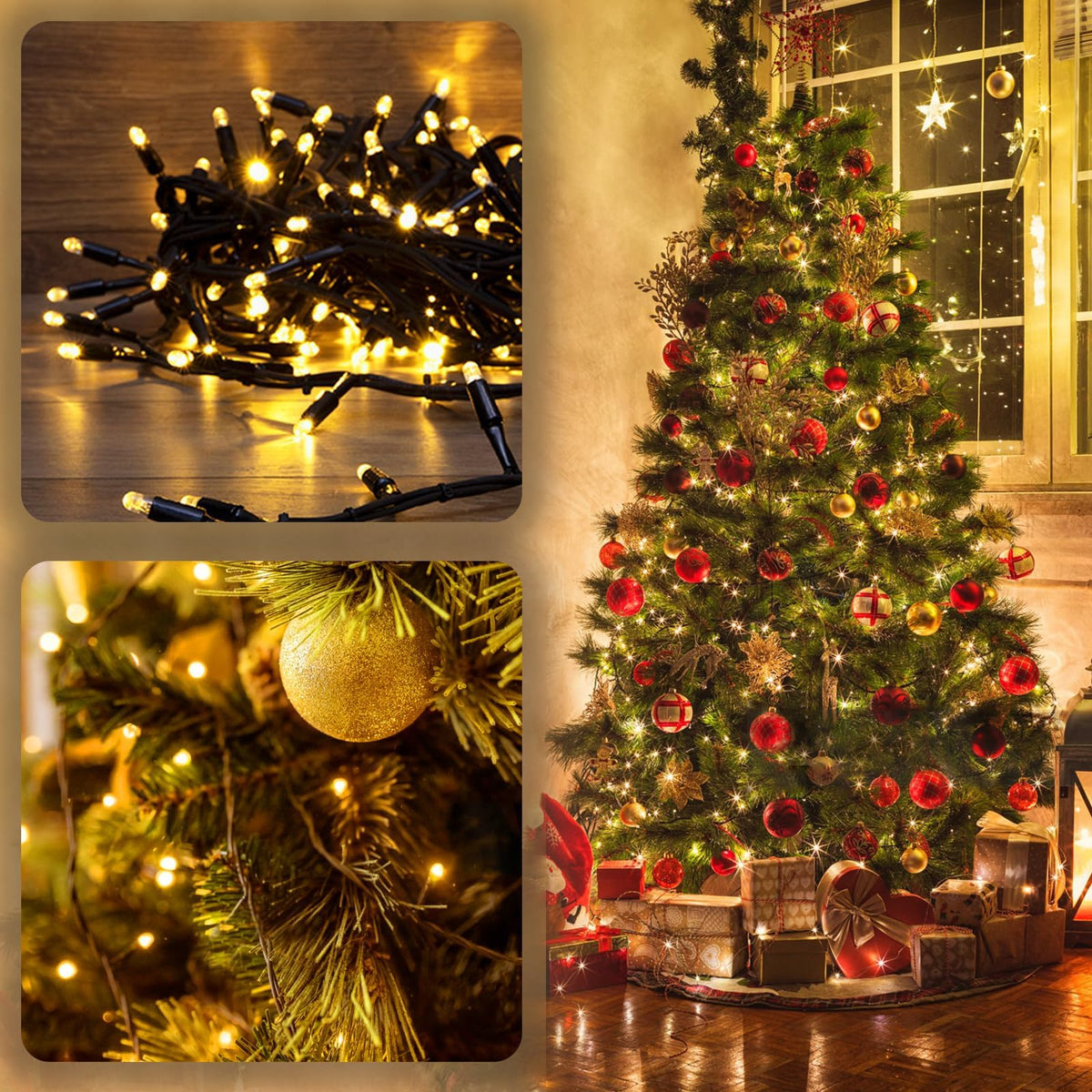 85-foot strand layout over a tree to showcase broad landscape illumination