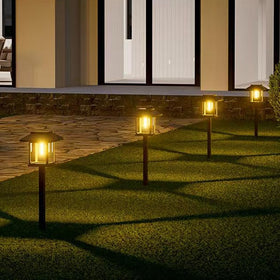 Albelt easy ground-stake installation for flexible placement