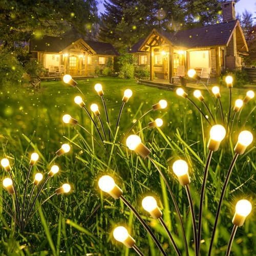 Albelt Sway by Wind garden lights illuminate pathways with a magical glow.