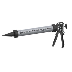 Albion B12S20 B-Line barrel close-up showing 2-inch aluminum barrel for steady caulking control.