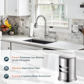 Aleasha air-gap body in ABS plastic delivers sturdy core and corrosion resistance.