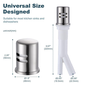 Brushed stainless Aleasha frame highlights elegance while minimizing moisture buildup near the gap.
