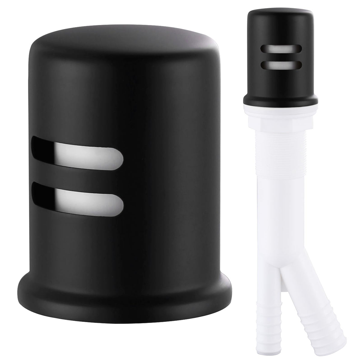 ALEASHA dishwasher air gap cover matte black prevents backflow and keeps dishes clean