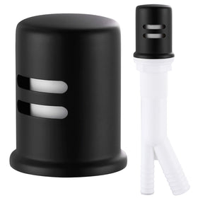 ALEASHA dishwasher air gap cover matte black prevents backflow and keeps dishes clean