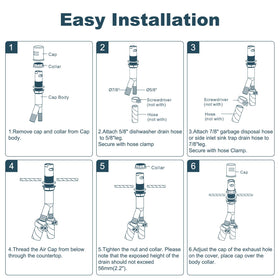 ALEASHA easy-installation kit for quick setup without tools