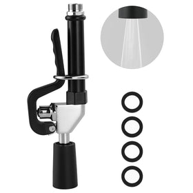 ALEASHA pre rinse sprayer with ergonomic chrome handle for comfortable operation