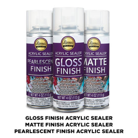 Aleene's acrylic spray sealer matte finish for a subtle seal
